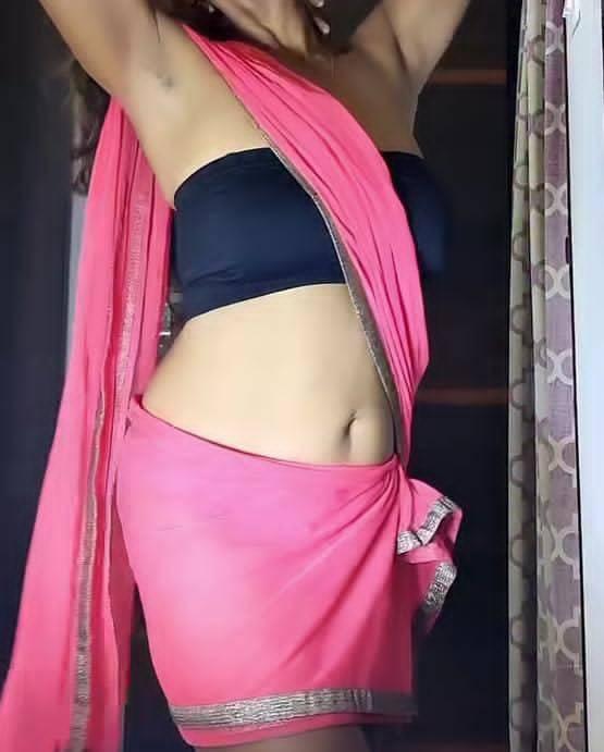 ✅WITH FACE LIVE SAREE GIRL