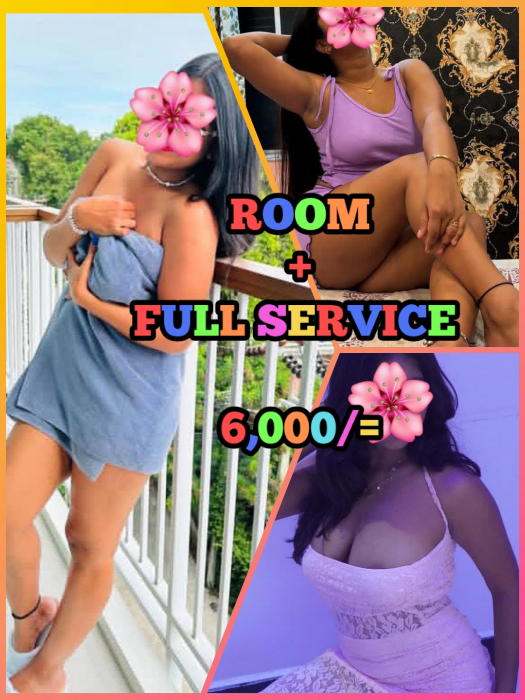 Full service With Room 6,000/= 🔥🔥🔥🔥🔥 කලුතර ,වස්කඩුව ,වාද්දුව ,පානදුර 📲 076 840 8011