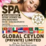 New Lanka Ads - Sri Lanka Best Personal Ad Platform, Spa Add 🪷 G L O B A L C E Y L O N International Luxury Standard Located in 37/1, Beach Road, Mount Lavinia 🪷