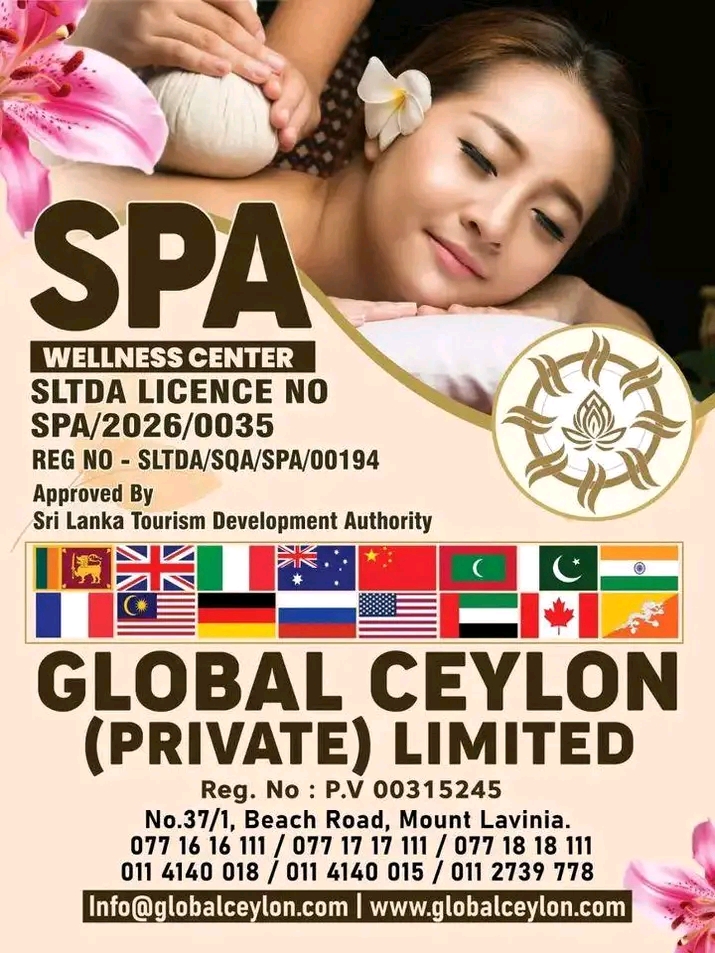 🪷 G L O B A L C E Y L O N International Luxury Standard Located in 37/1, Beach Road, Mount Lavinia 🪷